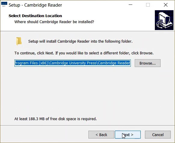 Installation location and application size